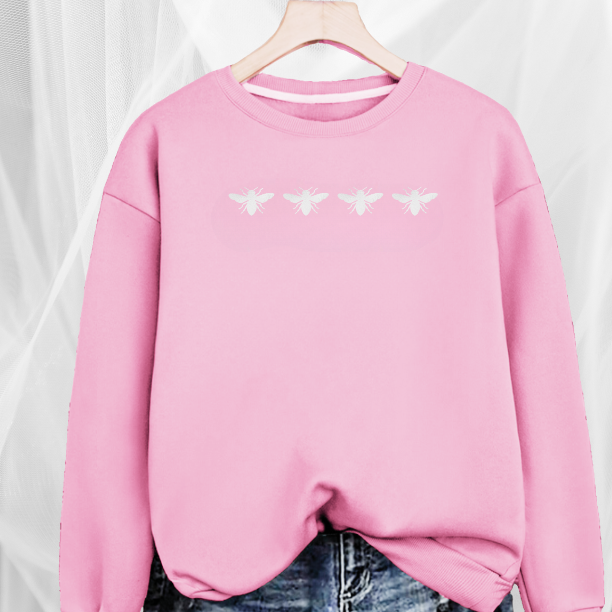 Bees Cotton Sweatshirt - 7 Colour Options