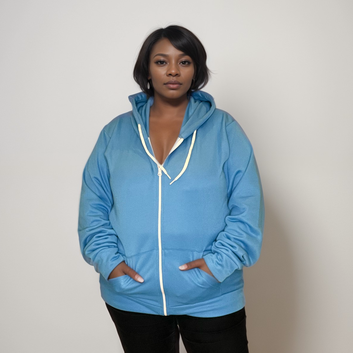 Zip Up Hoodie Jacket - Various Colour Options