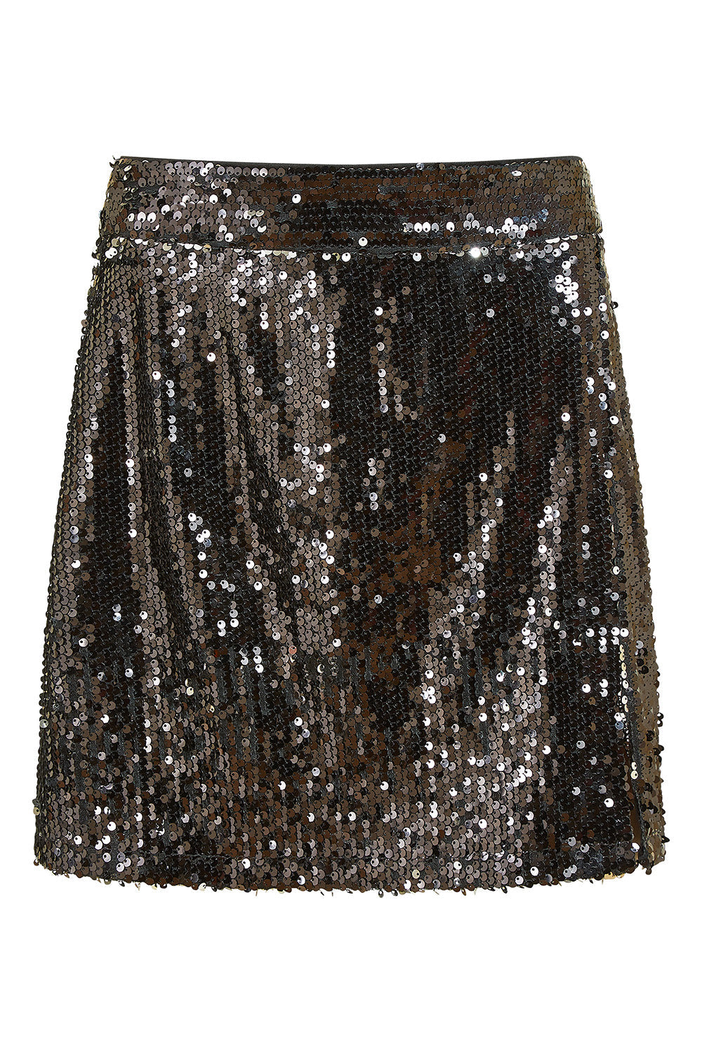 Black Sequin Mini Skirt - Sizes 8 to 16