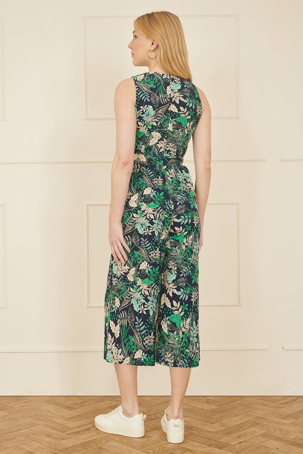 Green Leaf Culotte Jumpsuit