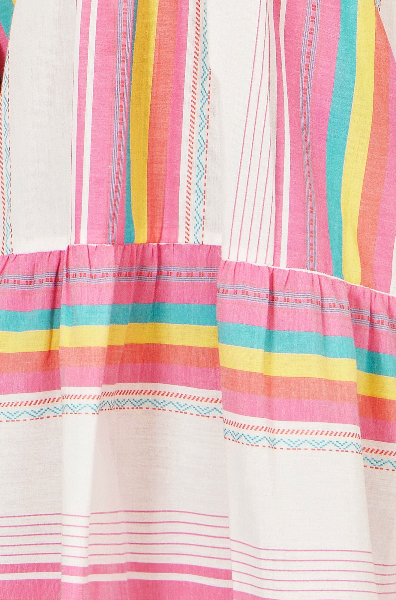 Multicolour Cotton Stripe Tunic