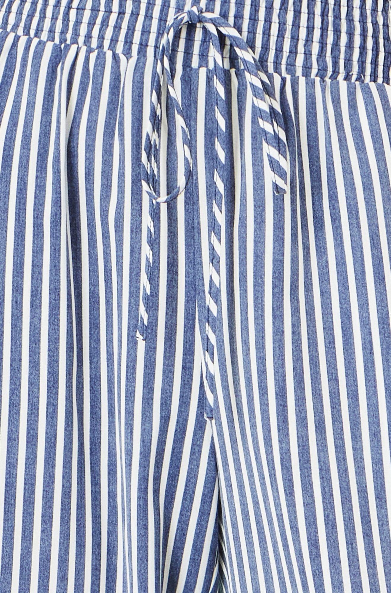 Blue Stripe Relaxed Trousers