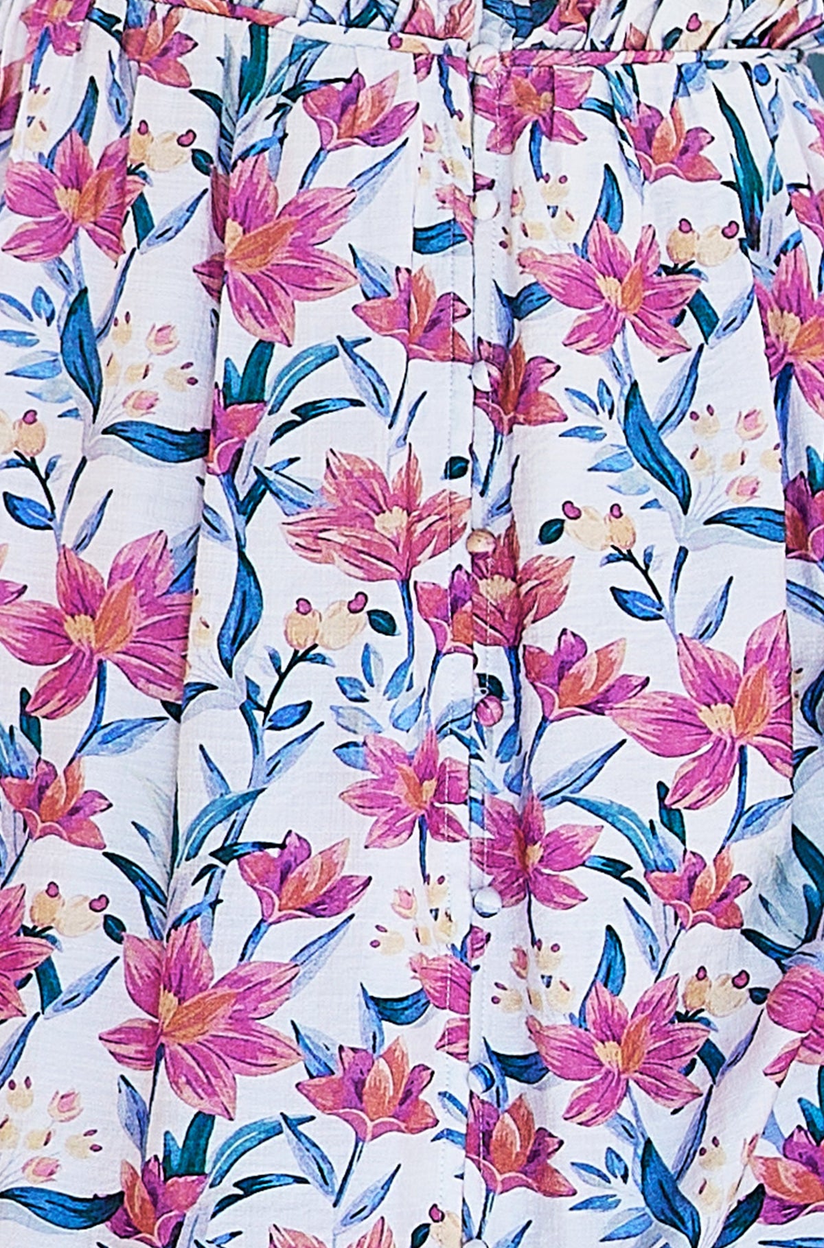 White Floral Dress