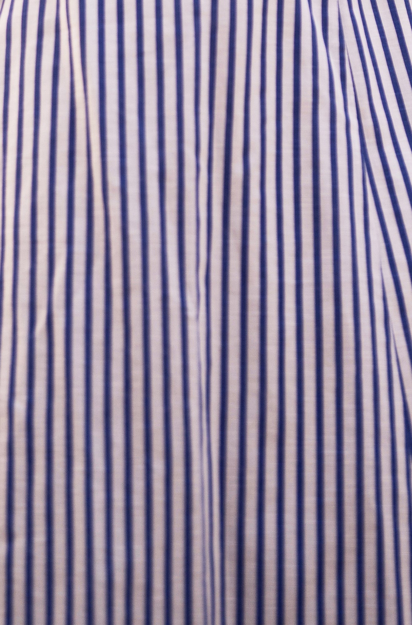 Blue Stripe Cotton Sun Dress