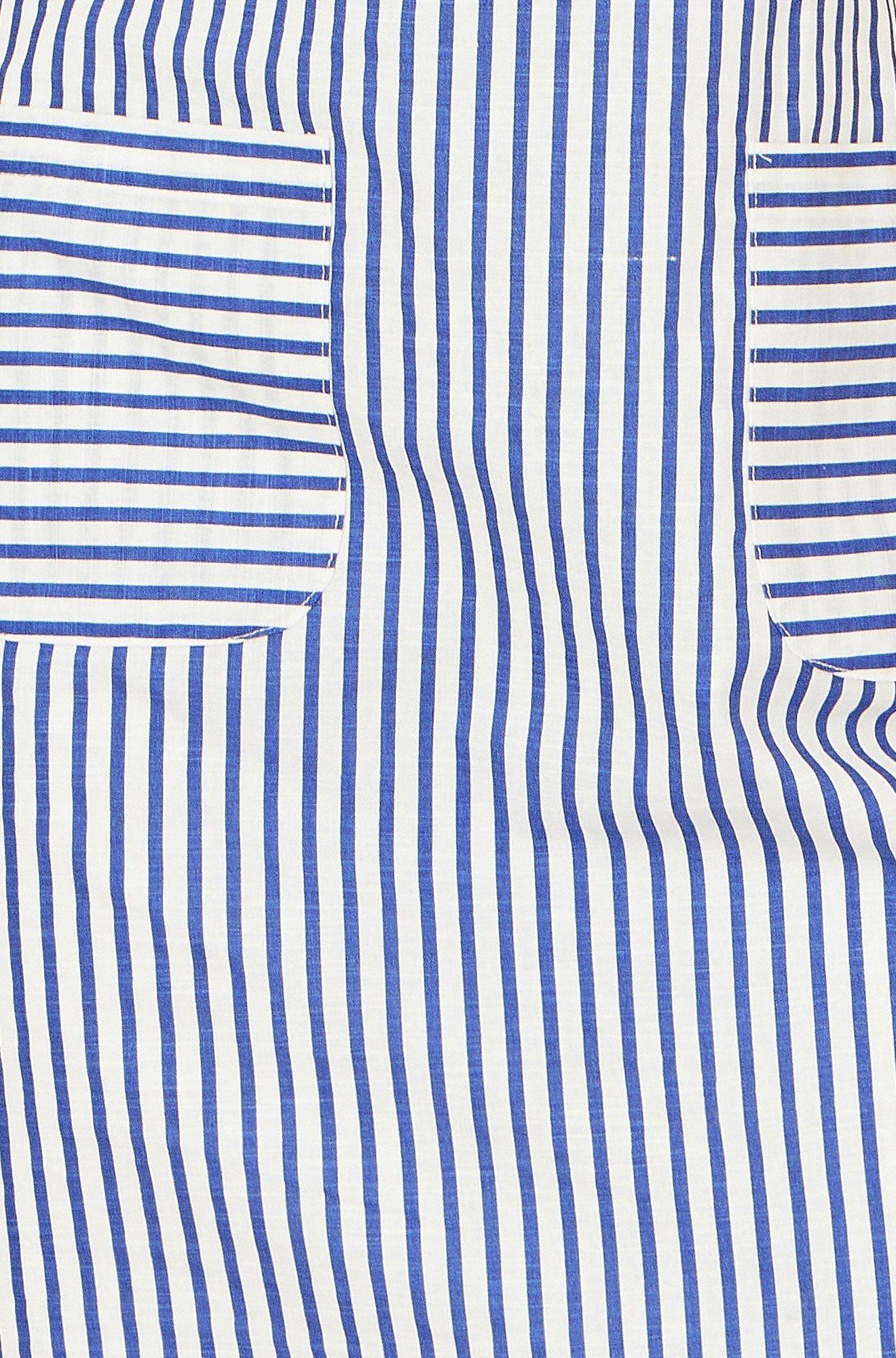 Navy Stripe Cotton Shift Dress
