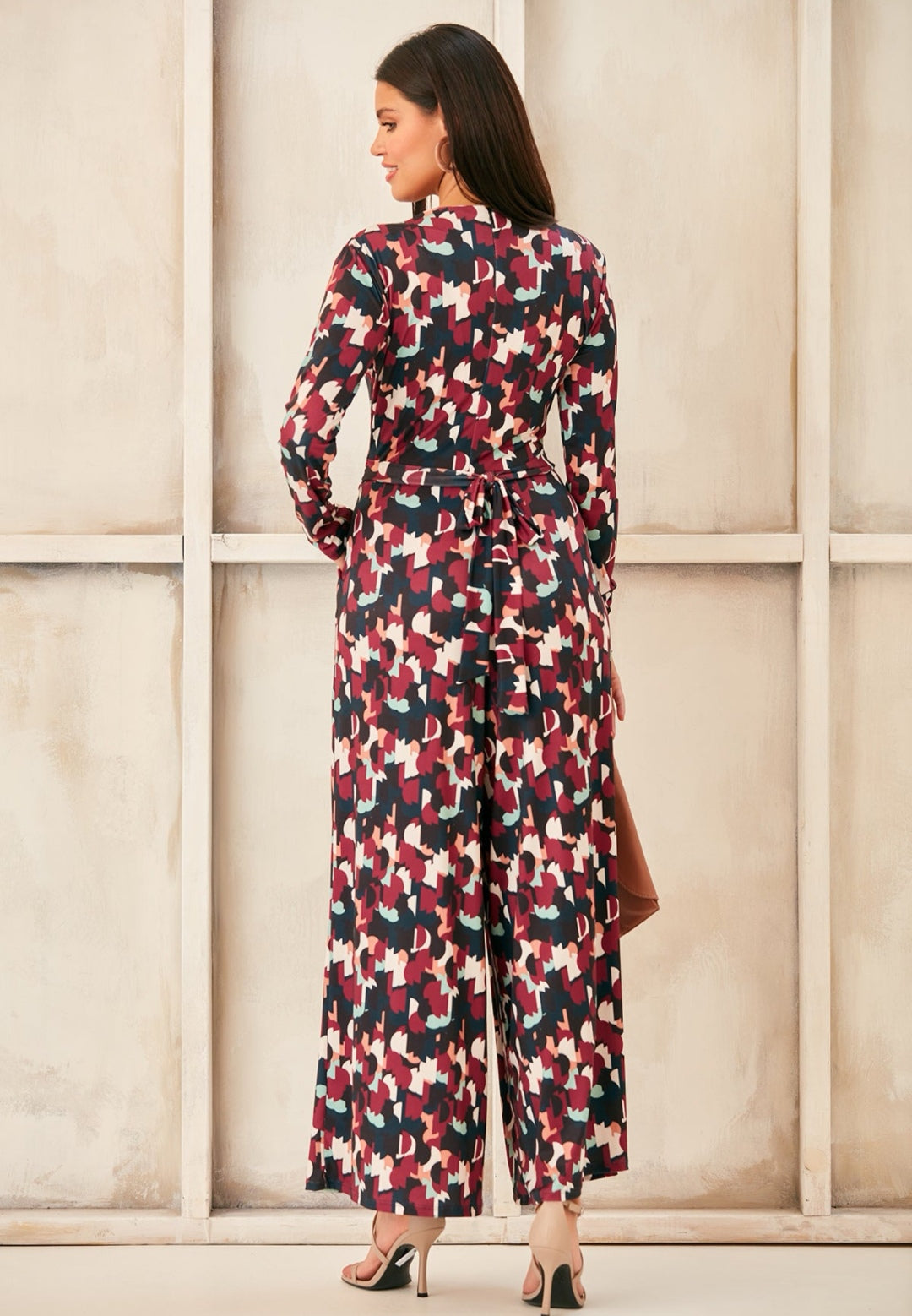 Wrap Culotte Print Jumpsuit - By Jenerique image 2