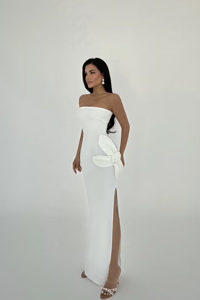 Statement Strapless Max Dress - 2 Colour Options