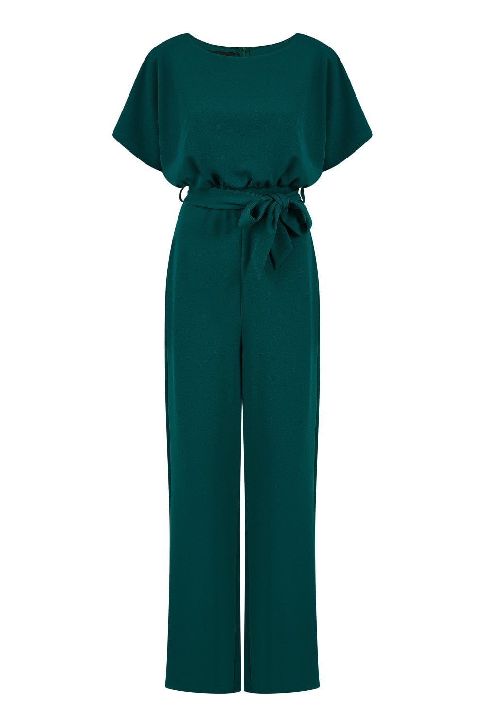 Green Batwing Stretch Jumpsuit - Sizes 8 to 16