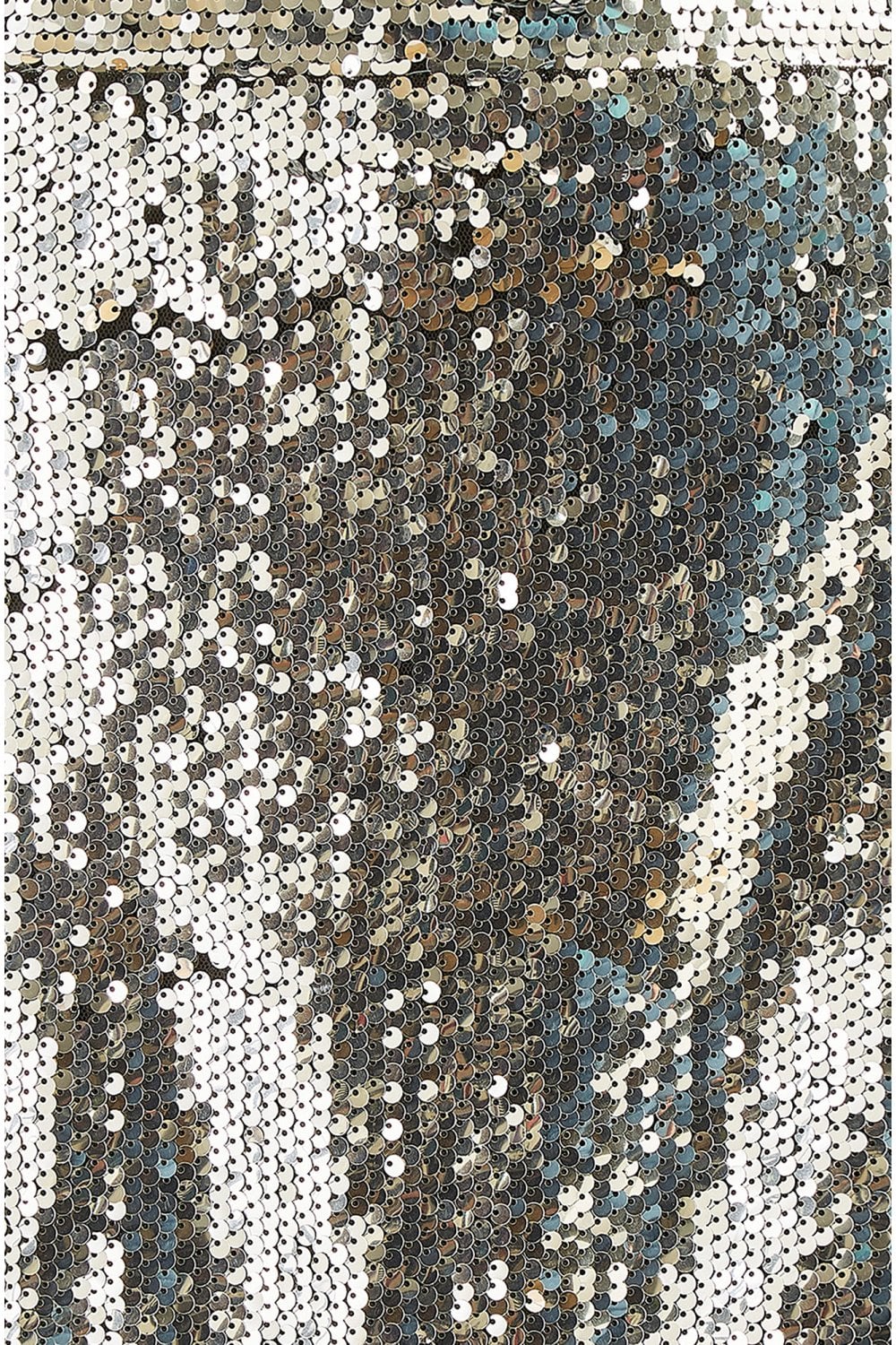 Silver Sequin Mini Skirt - Sizes 8 to 16