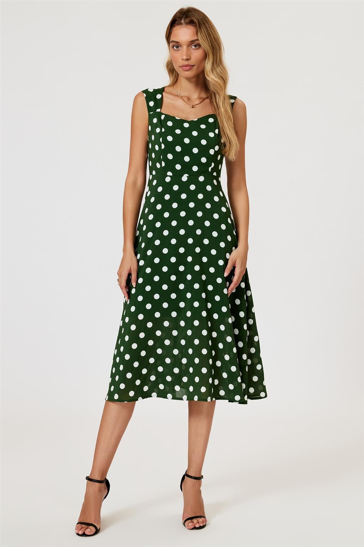 Green Polka Dot Dress