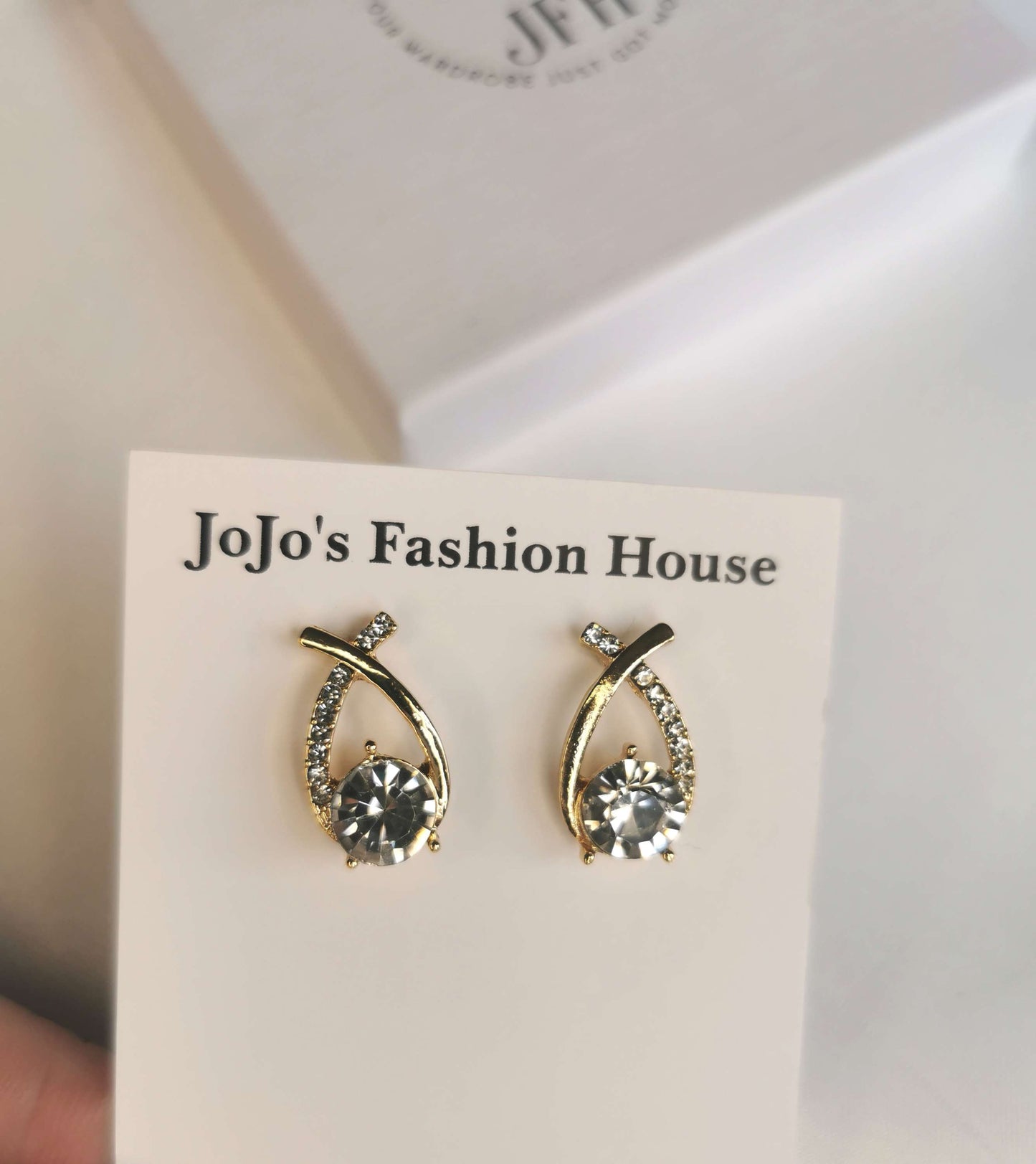 Emily Diamanté Twist Gold image 4