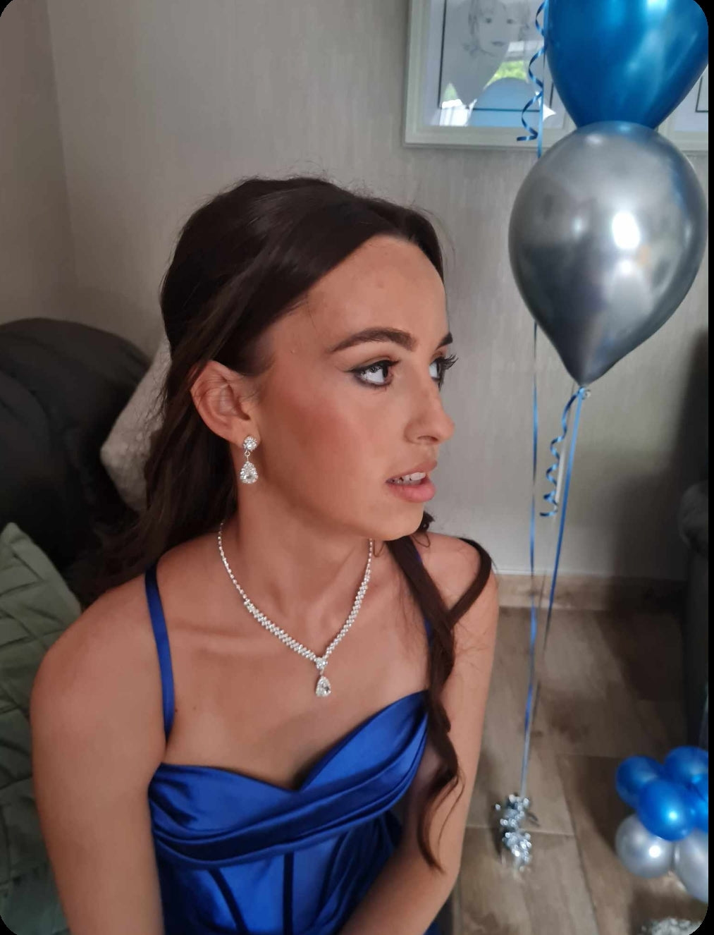 Tracy Silver and Diamanté Set image 1