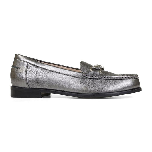 Van Dal Metallic Leather Loafers - E Fit