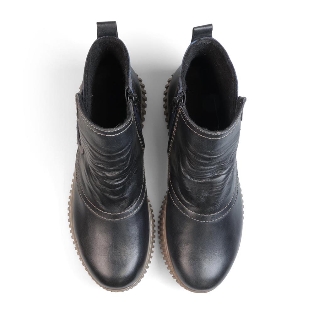 Van Dal Navy Multi Comfort Ankle Boots