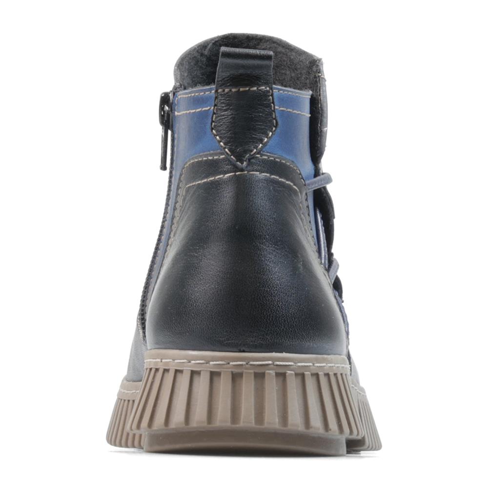 Van Dal Navy Multi Comfort Ankle Boots