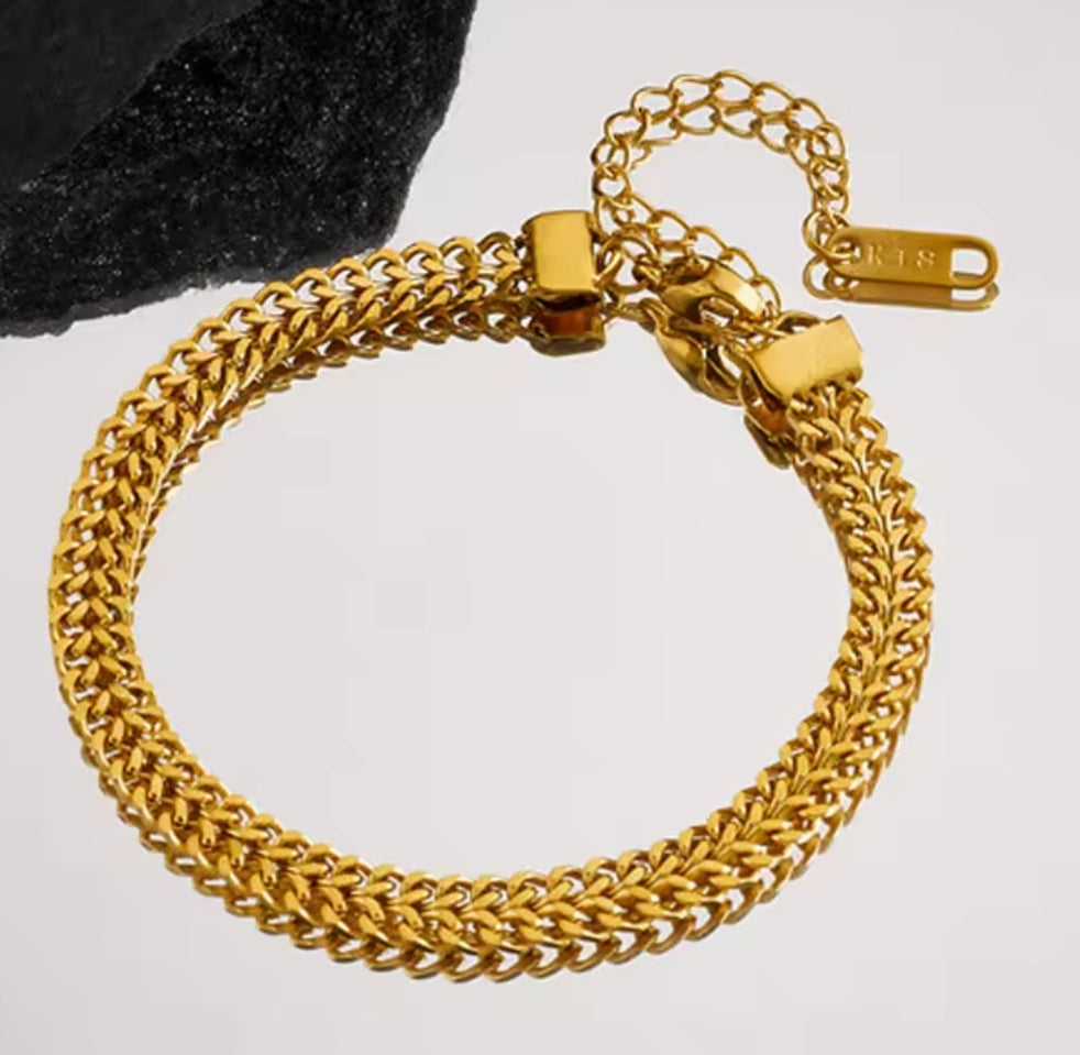 Katie Double Curb Chain Set image 2