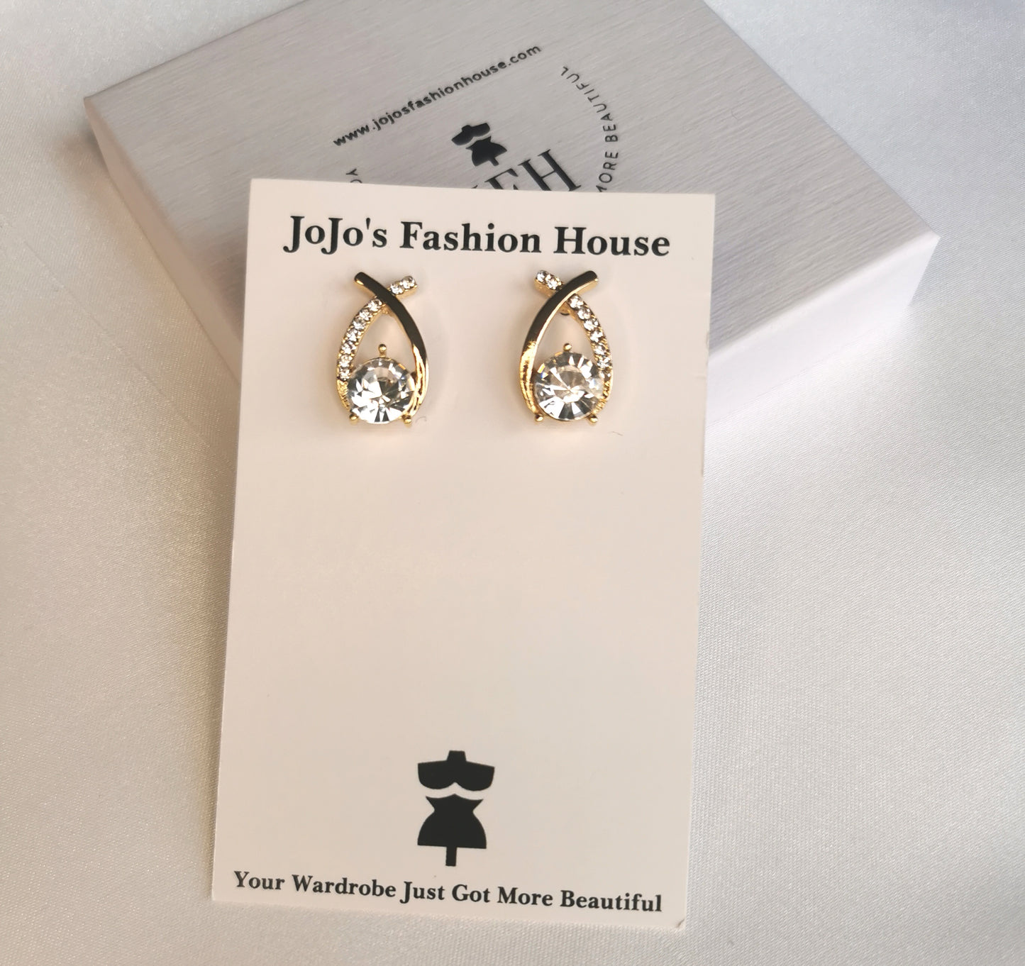 Emily Diamanté Twist Gold image 2