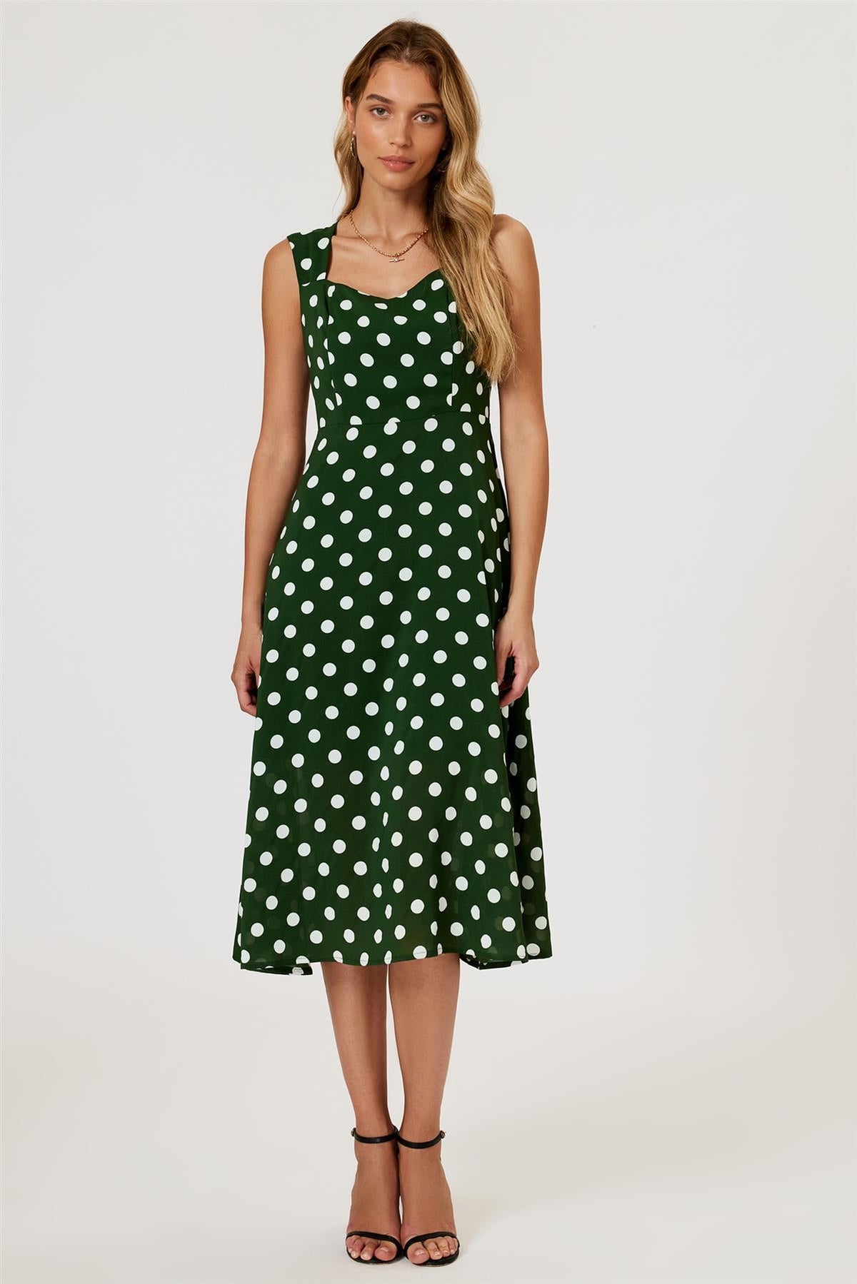 Green Polka Dot Dress
