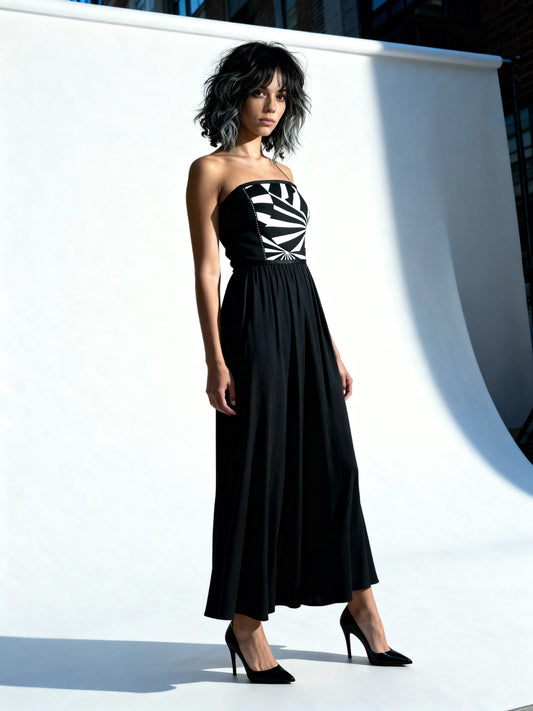 1970s Disco Maxi Dress