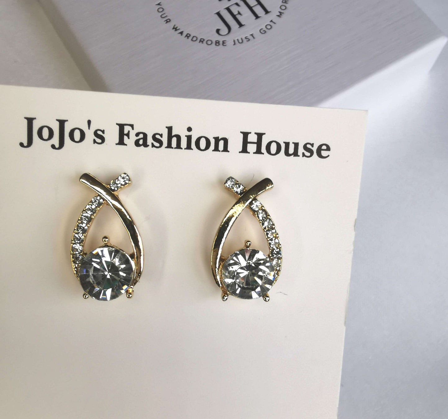 Emily Diamanté Twist Gold image 3