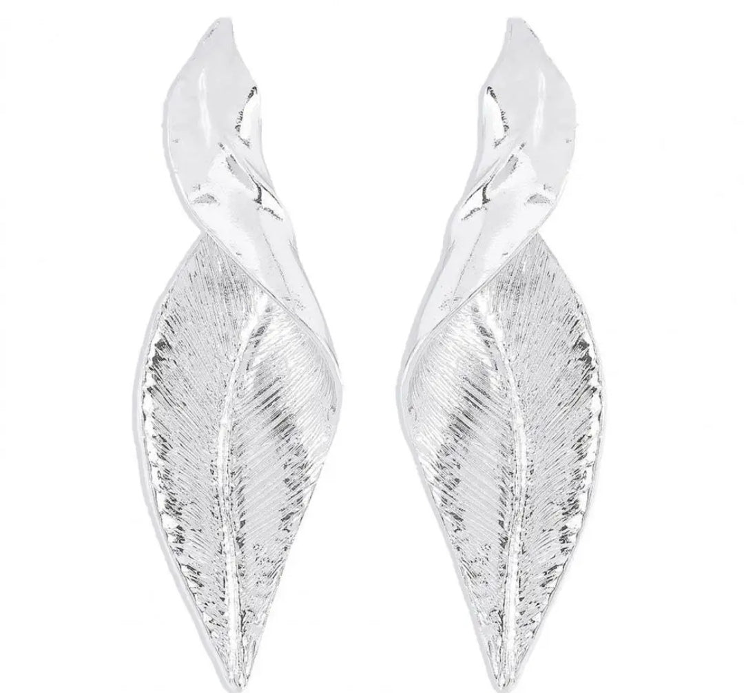 Stella Silver Twist Leaf  image 4