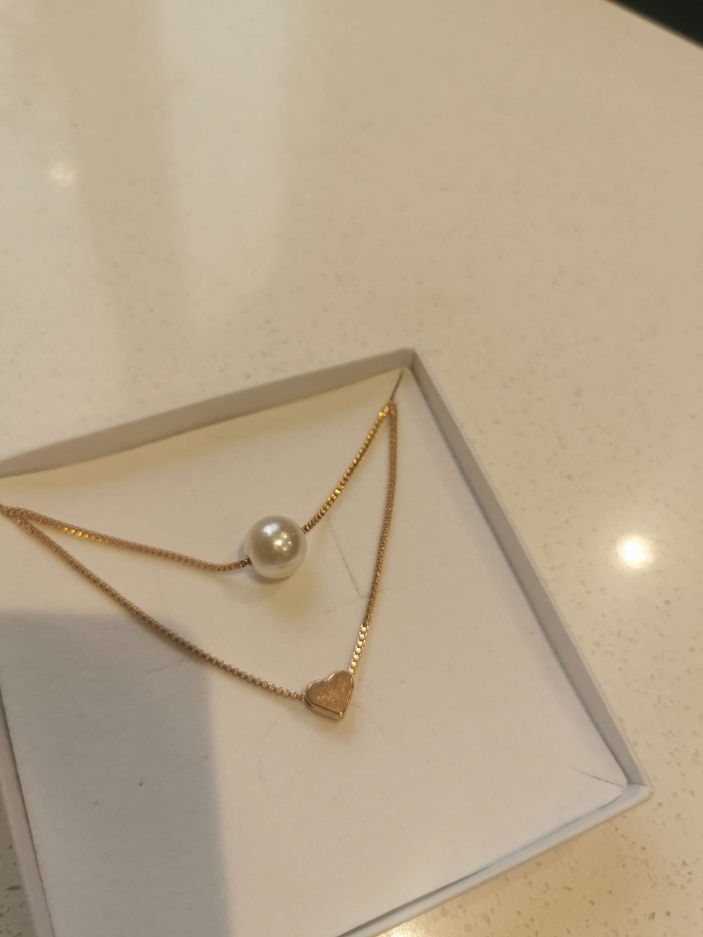 Dana Layer Necklace Rose Gold image 4