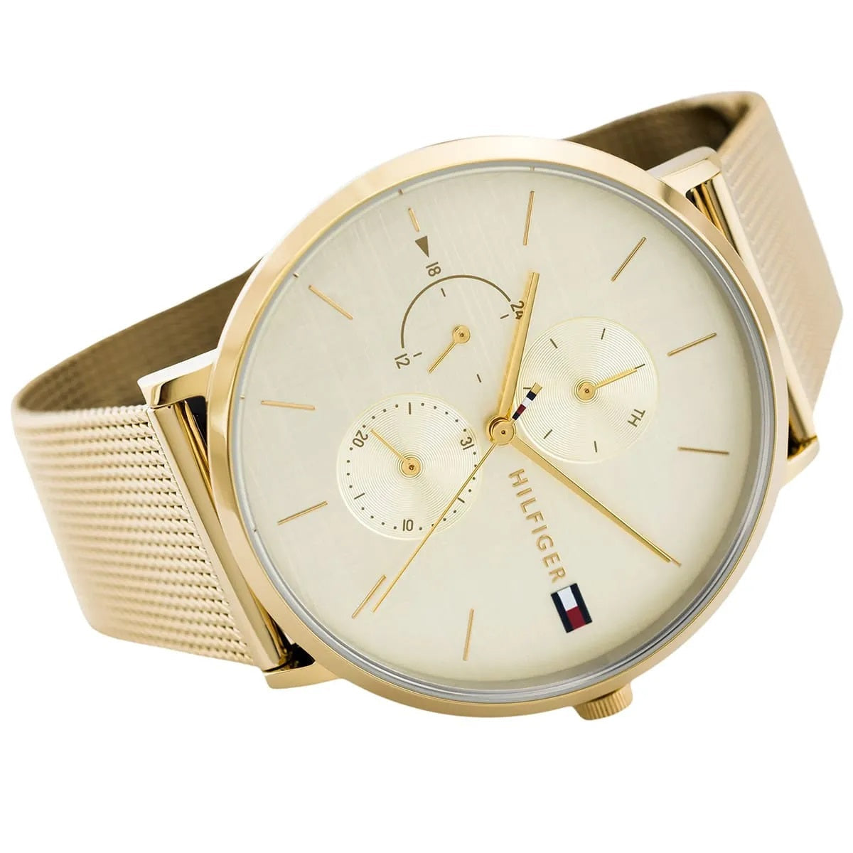 Tommy Hilfiger Jenna Gold Mesh Watch - 1781943