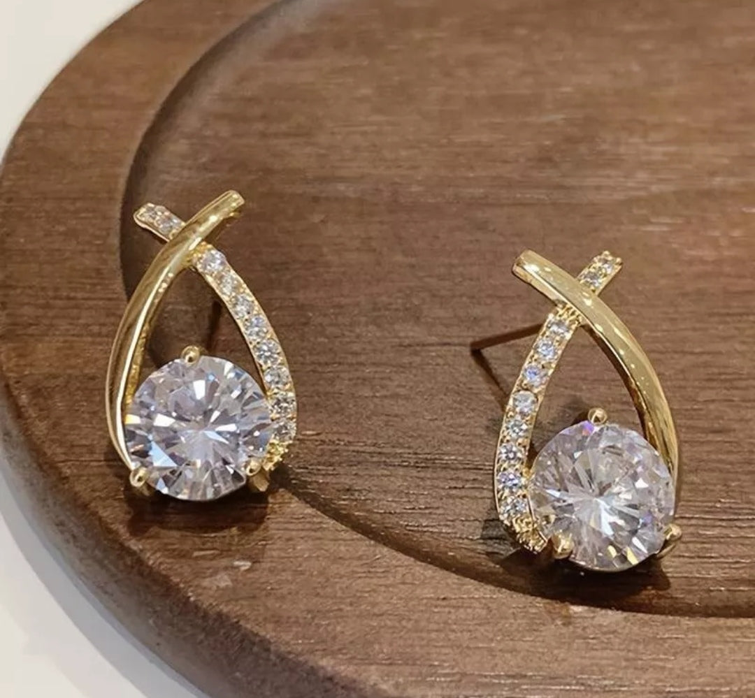 Emily Diamanté Twist Gold image 0