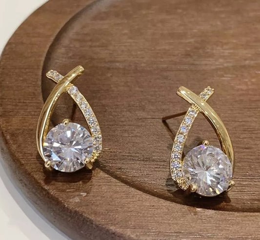 Emily Diamanté Twist Gold image 0