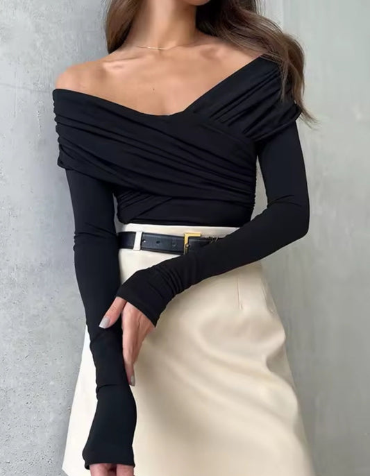 Crossover Bodysuit - Black  image 0