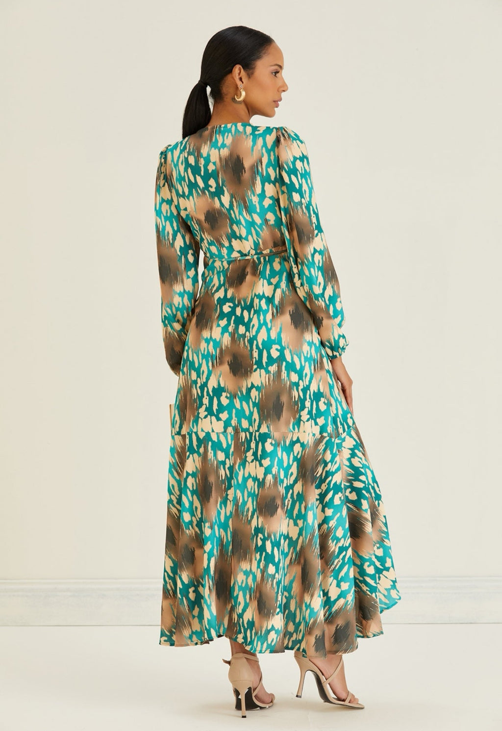 Long Sleeve Wrap Maxi Dress - By Jenerique image 2