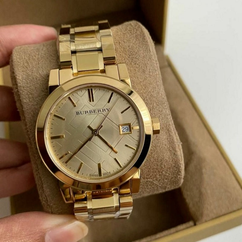 Burberry The City Women's Gold Watch - BU9134
