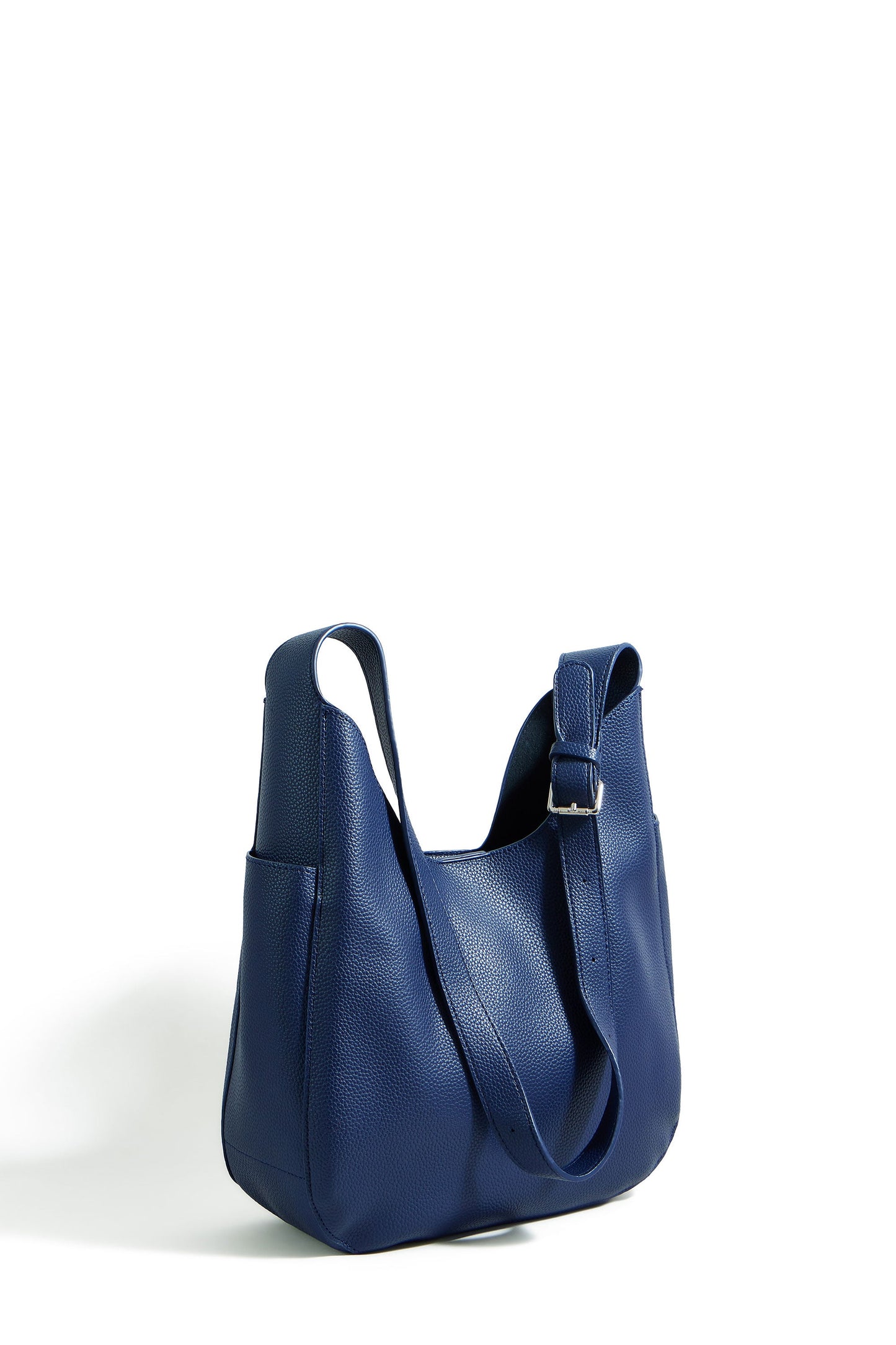 Navy Shoulder Bag With Detachable Inside Purse