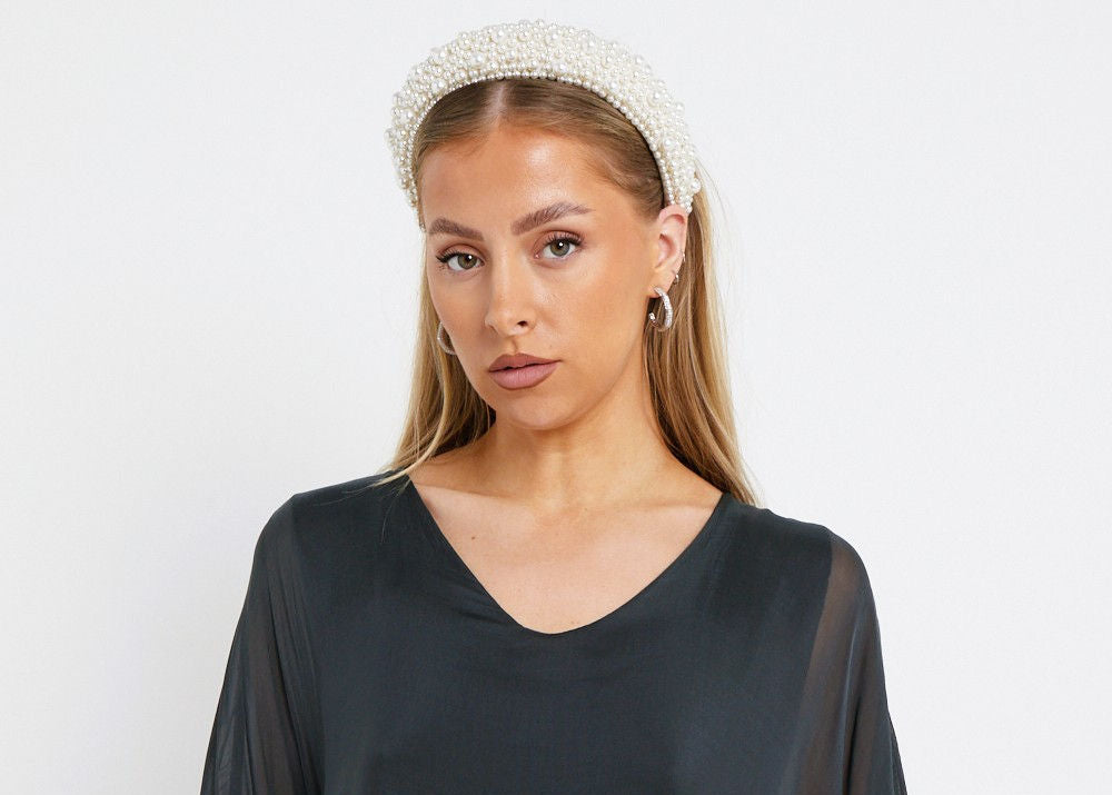 Ivory Statement Pearl Headband