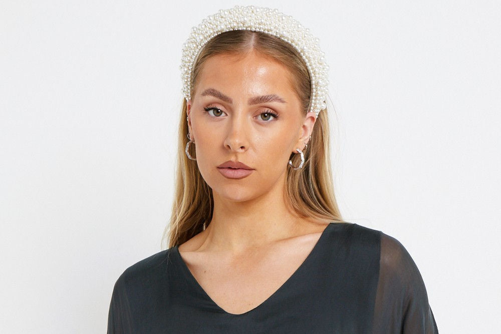 Ivory Statement Pearl Headband