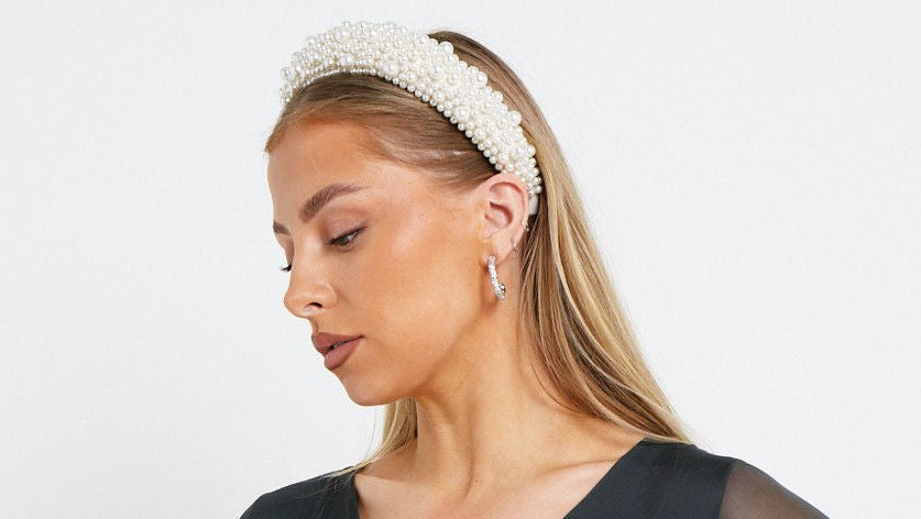 Ivory Statement Pearl Headband