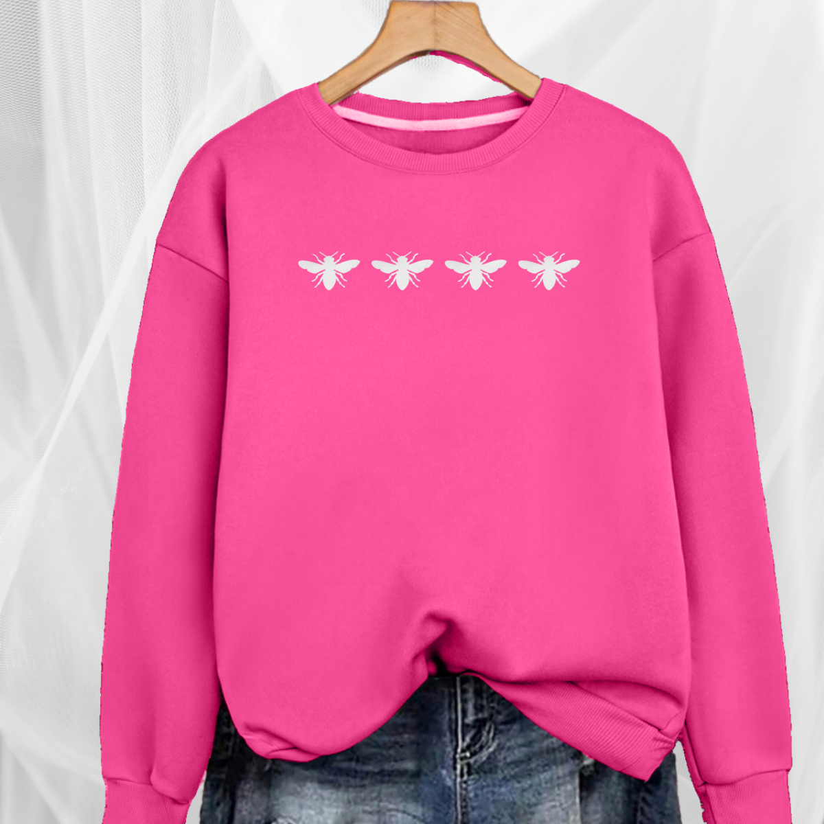 Bees Cotton Sweatshirt - 7 Colour Options
