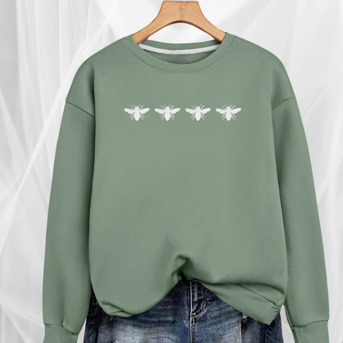 Bees Cotton Sweatshirt - 7 Colour Options