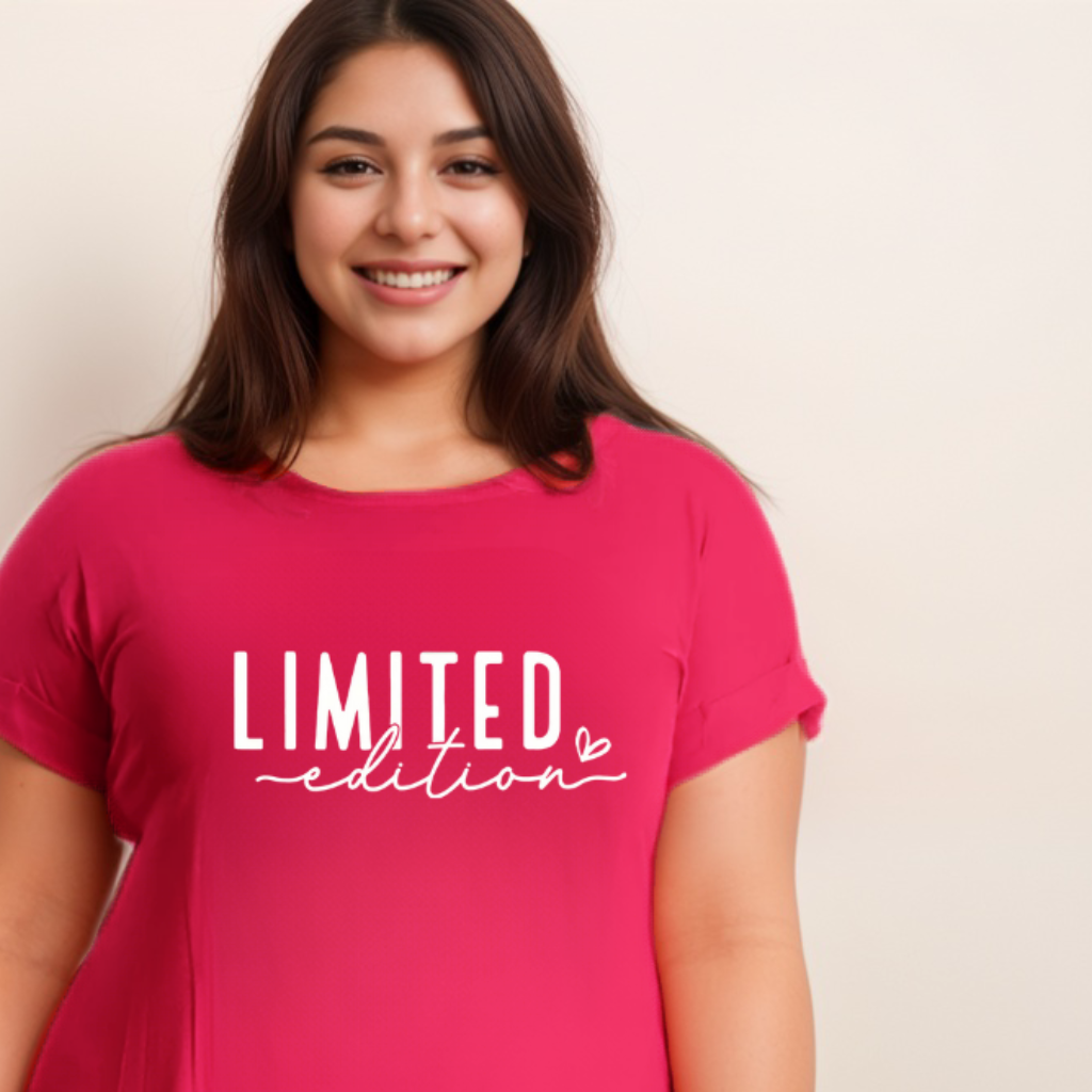 Limited-Edition Dipped-Hem T-Shirt - 4 Colour Options