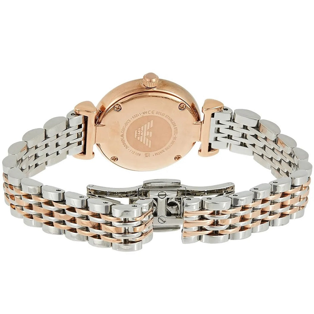 Emporio Armani Gianni T-Bar Women's Two-Tone Watch - AR11223