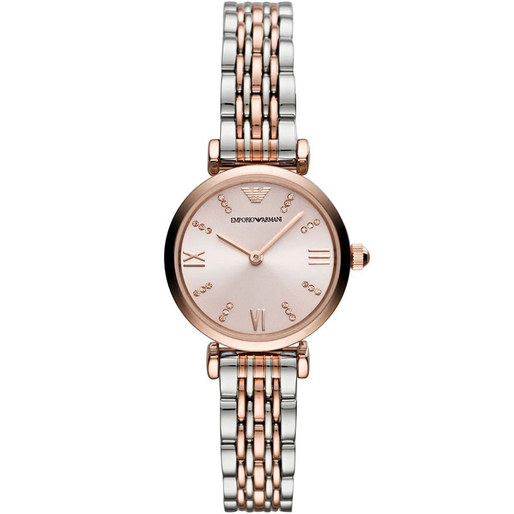 Emporio Armani Gianni T-Bar Women's Two-Tone Watch - AR11223