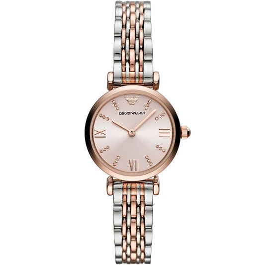 Emporio Armani Gianni T-Bar Two-Tone Watch - AR11223