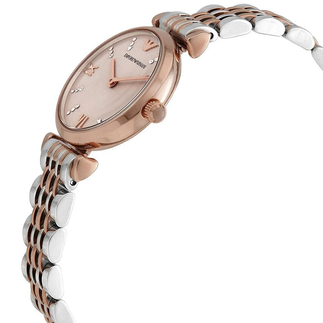 Emporio Armani Gianni T-Bar Women's Two-Tone Watch - AR11223