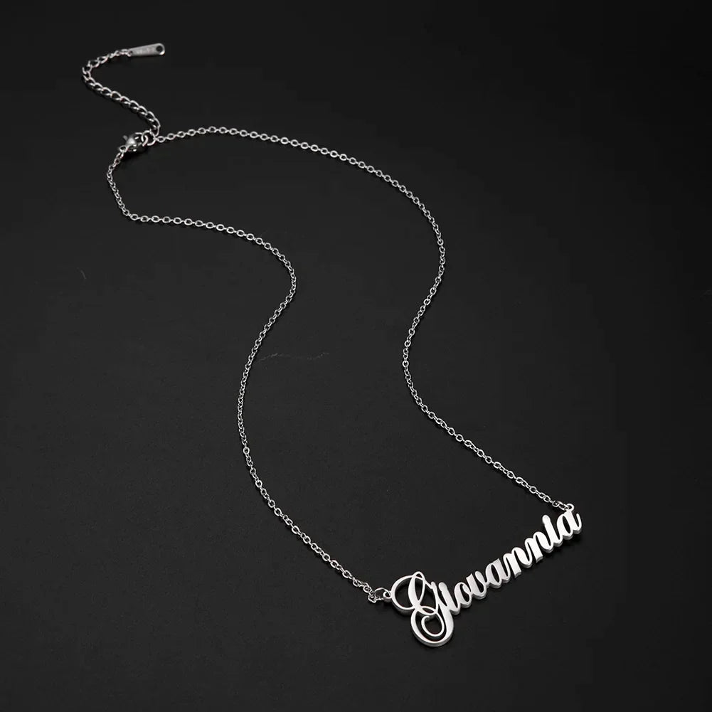 Personalized Stainless Steel Choker Necklace