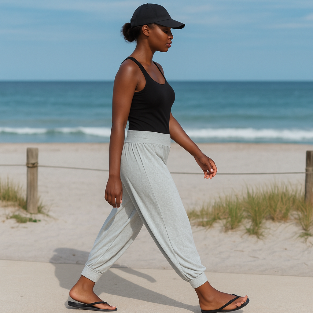 High Waist Soft Stretch Harem Pants - Various Colours