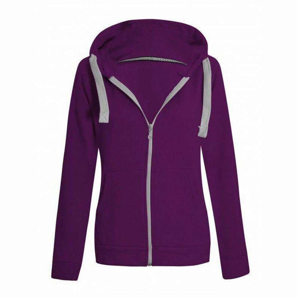 Zip Up Hoodie Jacket - Various Colour Options