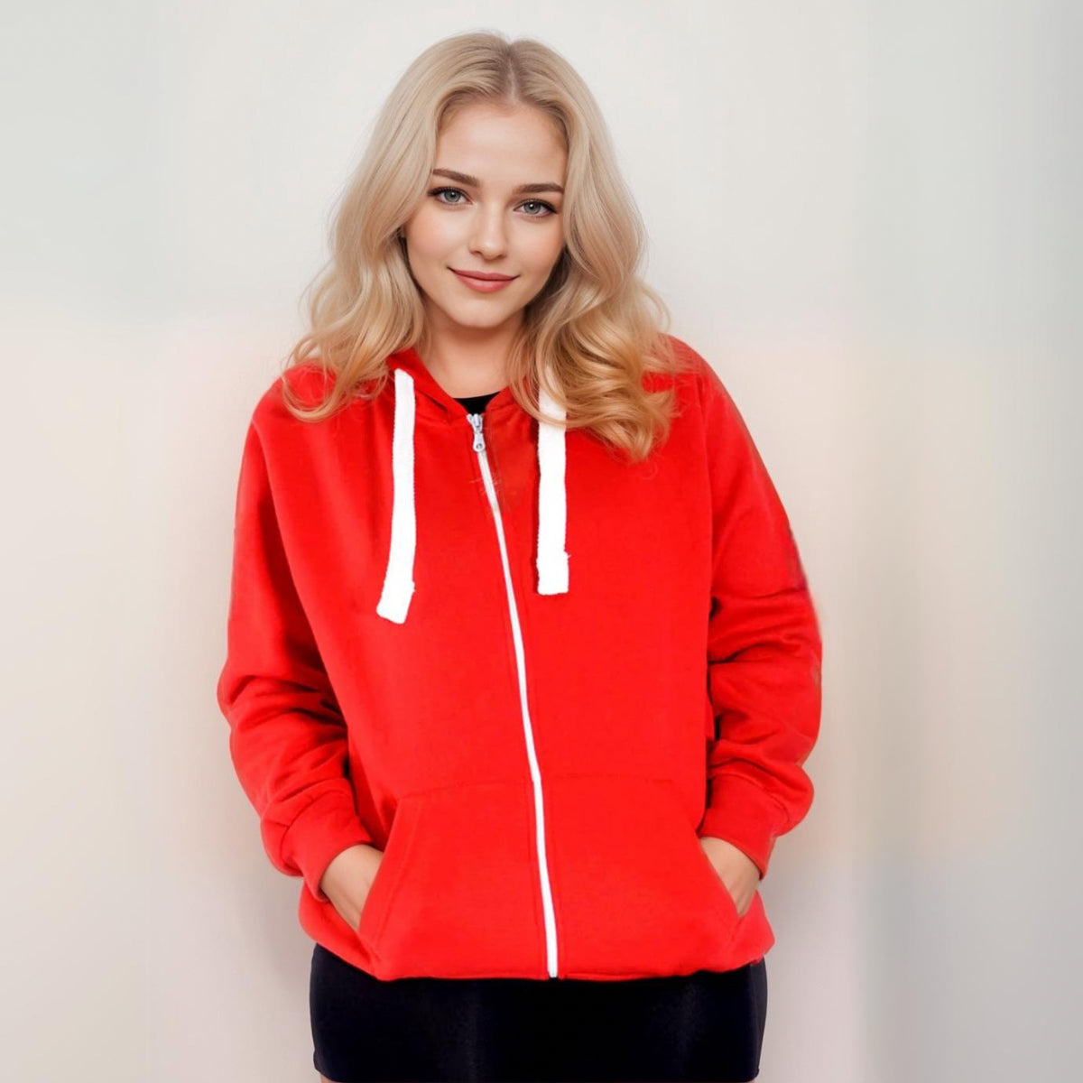 Zip Up Hoodie Jacket - Various Colour Options