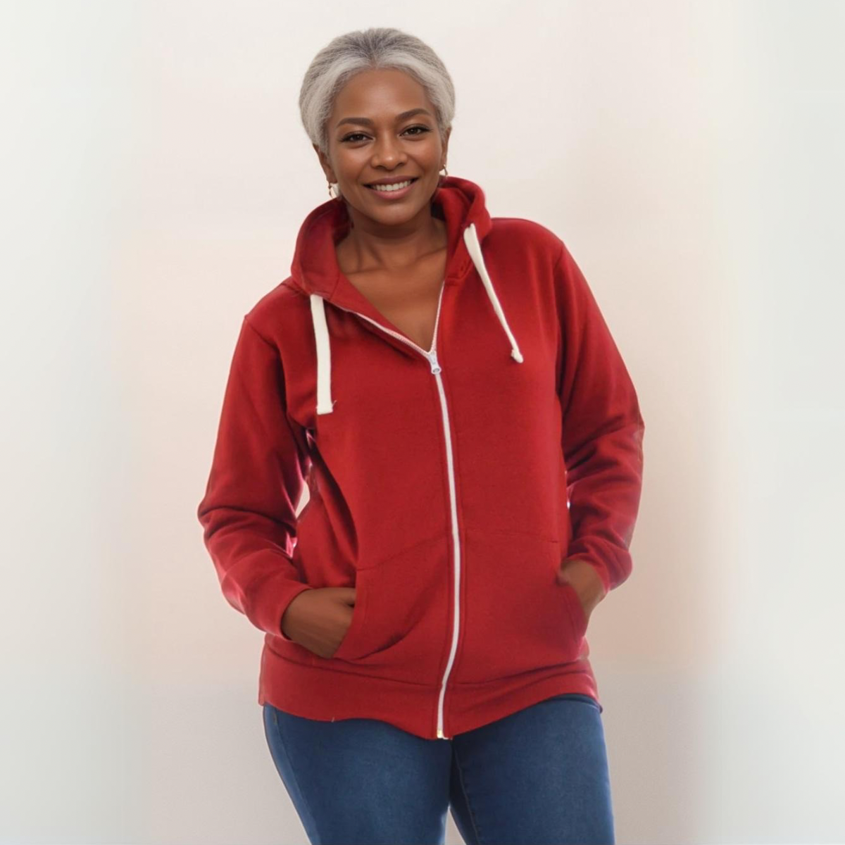 Zip Up Hoodie Jacket - Various Colour Options