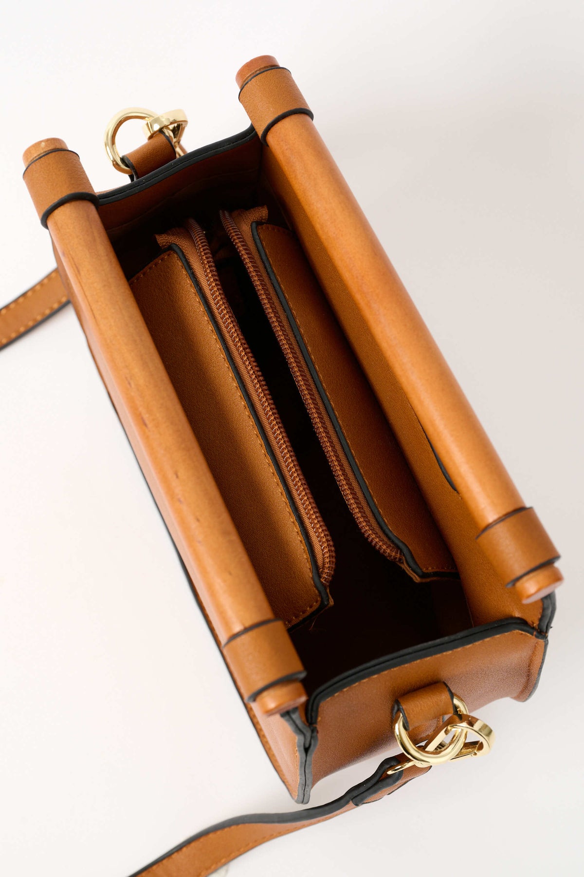 Tan Saddle Bag