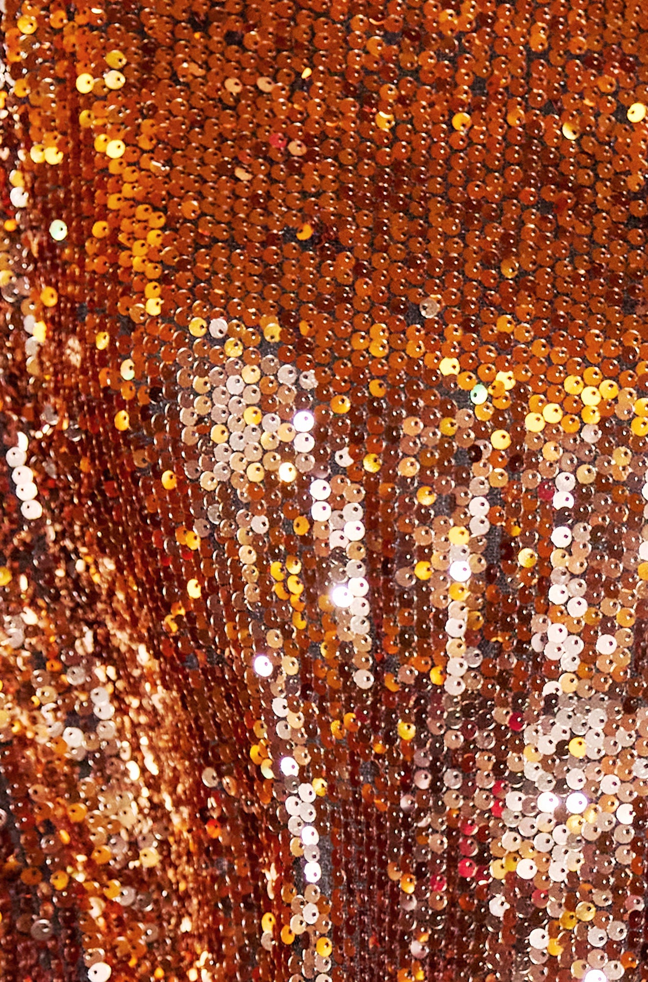 Gold Sequin Tunic Dress With Balloon Sleeves - Sizes 8 to 16